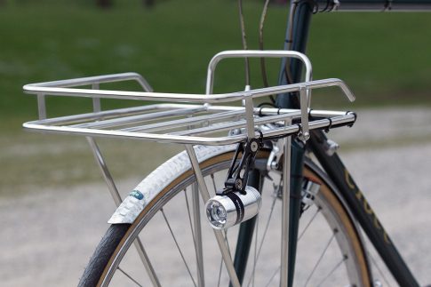 HONJO-KOKEN Schutzblech + Velo Orange Porteur Front Rack mit Supernova E3 Pure Pro