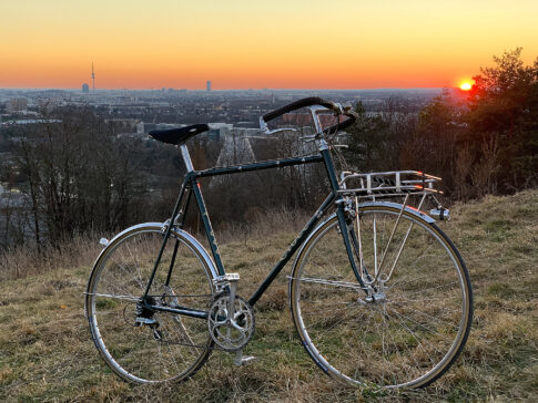 CIÖCC Porteur Racer refurbished, RAL 6012 schwarzgrün