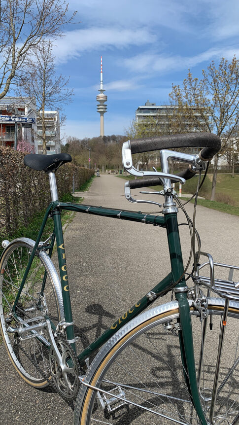 CIÖCC Porteur Racer refurbished, RAL 6012 schwarzgrün