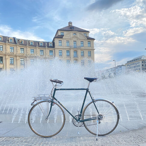 CIÖCC Porteur Racer refurbished, RAL 6012 schwarzgrün